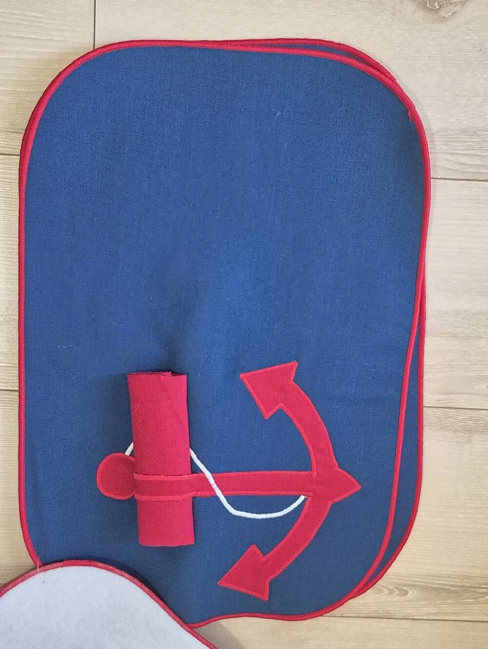 Set of 4 Heritage Linens Nautical Anchor Placemats with Napkins NWT
